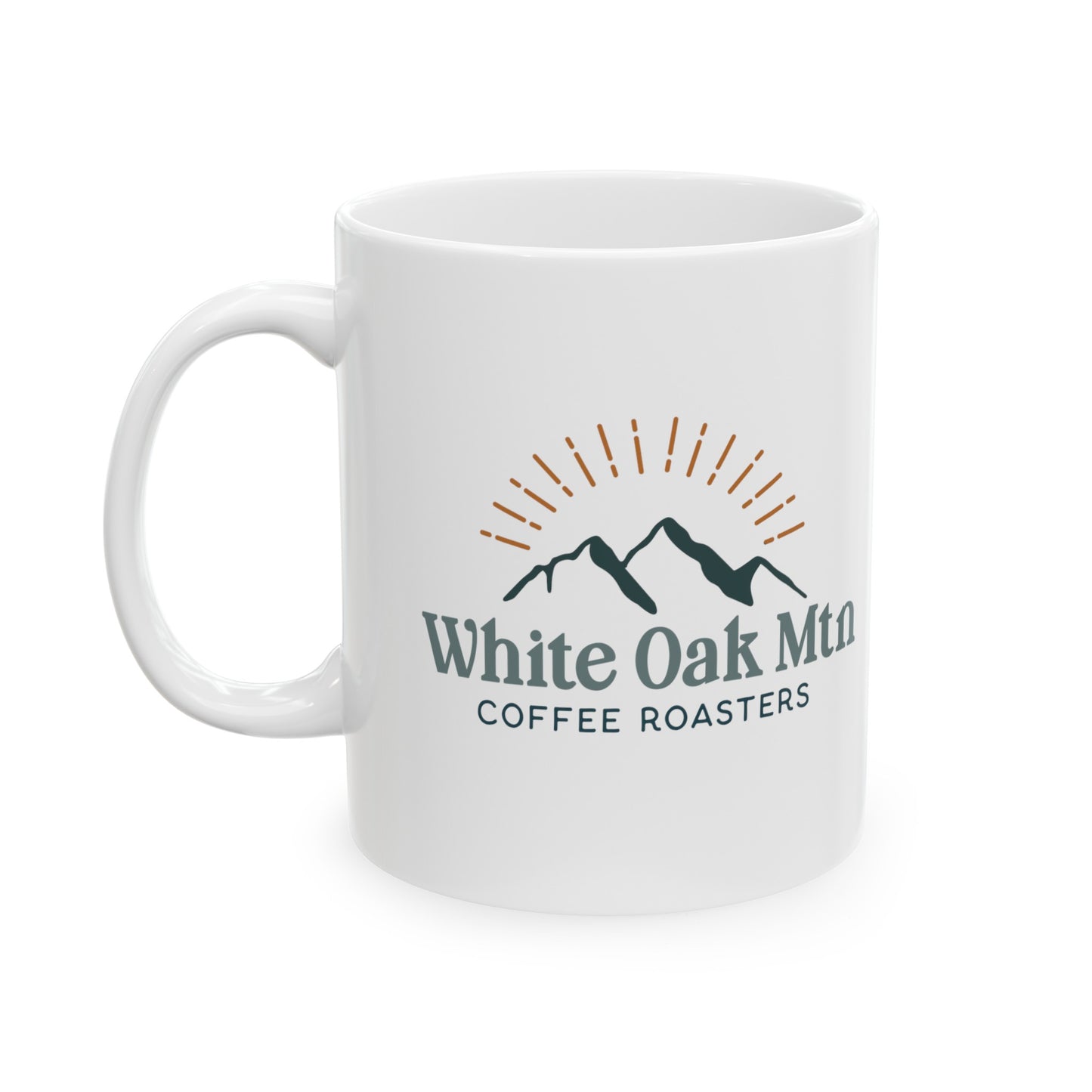 WOM Logo Ceramic Mug, (11oz)