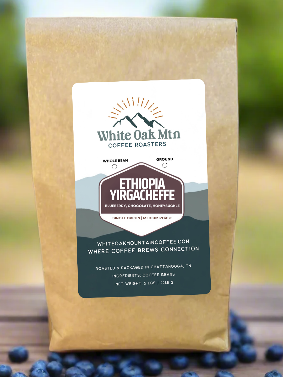 Ethiopia Yirgacheffe Medium 5lb bag - White Oak Mountain Coffee Roasters
