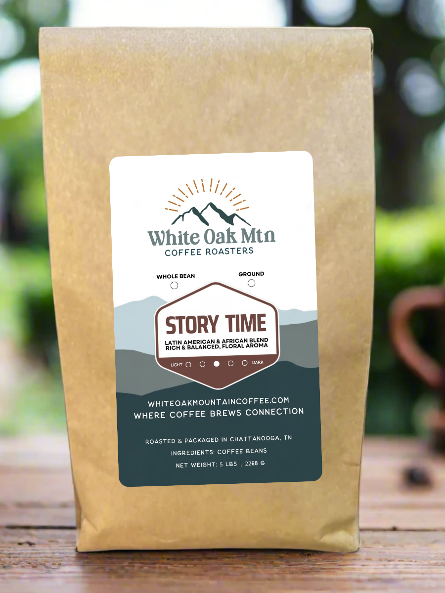 Story Time Medium Roast 5lb bag - White Oak Mountain Coffee Roasters