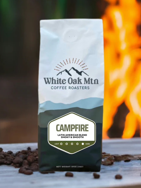 Campfire Dark Roast 10oz bag - White Oak Mountain Coffee Roasters