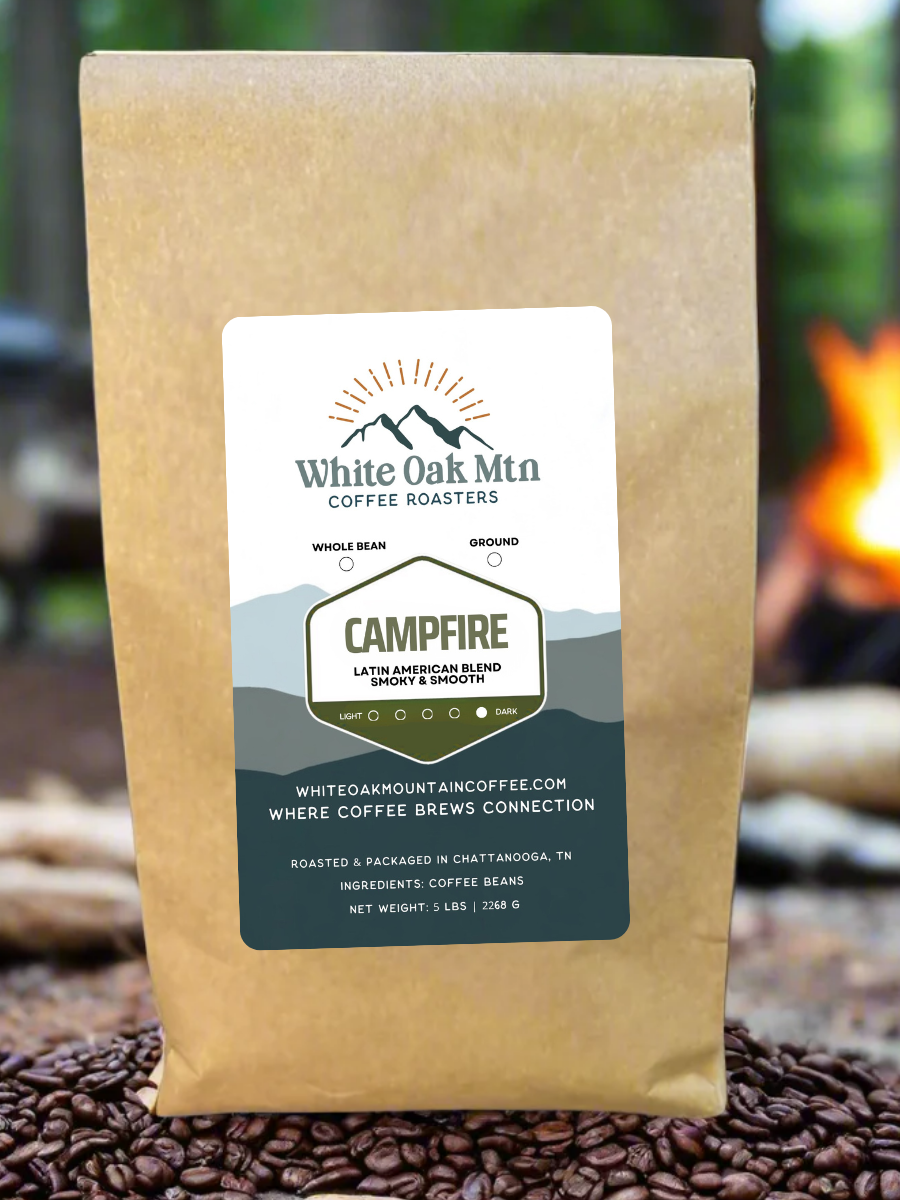 Campfire Dark Roast 5lb bag - White Oak Mountain Coffee Roasters