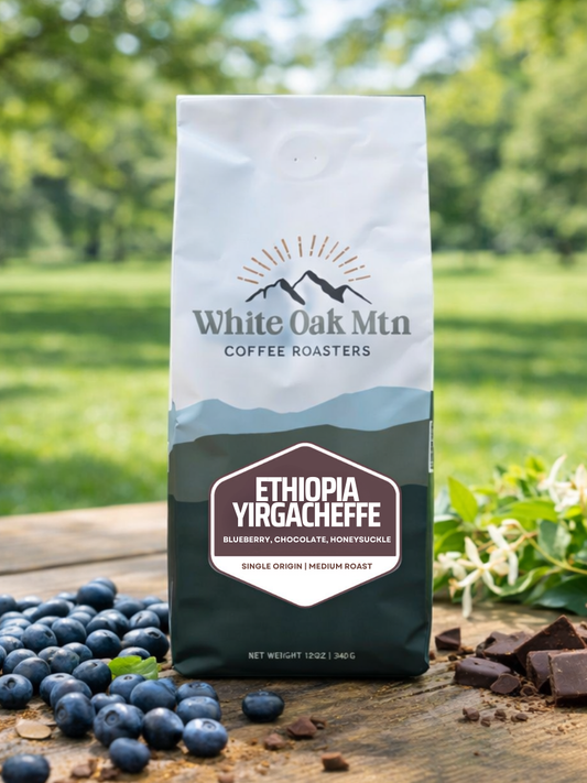 Ethiopia Yirgacheffe Medium 10oz bag - White Oak Mountain Coffee Roasters