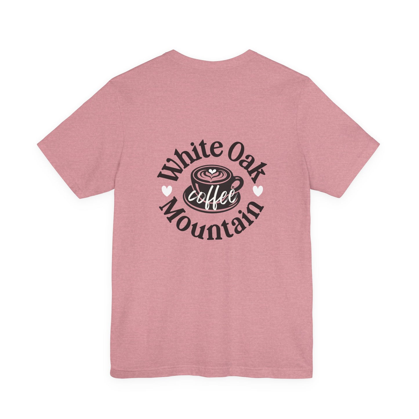 Heather Orchid Make A Great Day Tee Back - White Oak Mountain Coffee Roaster