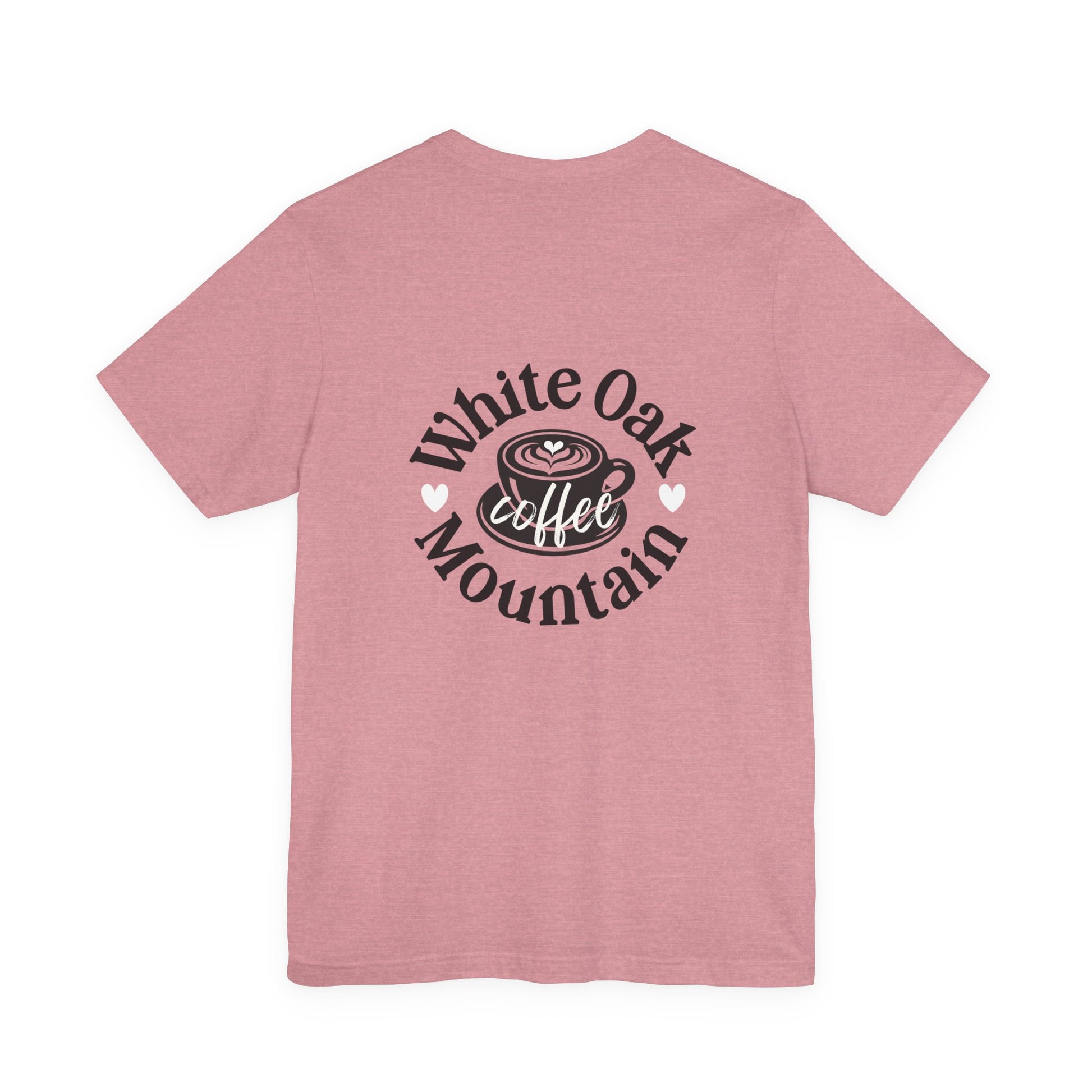 Heather Orchid Make A Great Day Tee Back - White Oak Mountain Coffee Roaster