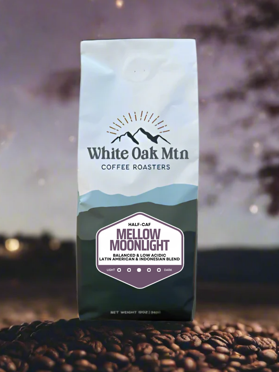Mellow Moonlight Half-Calf 10oz bag - White Oak Mountain Coffee Roasters