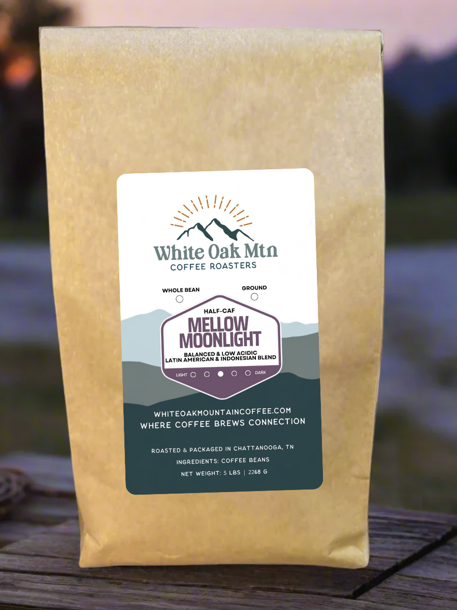 Mellow Moonlight Half-Calf 5lb bag - White Oak Mountain Coffee Roasters