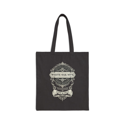 Roaster's Reserve Canvas Tote Front - White Oak Mountain Coffee Roasters
