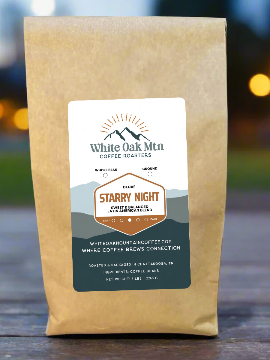 Starry Night Decaf 5lb bag- White Oak Mountain Coffee Roasters