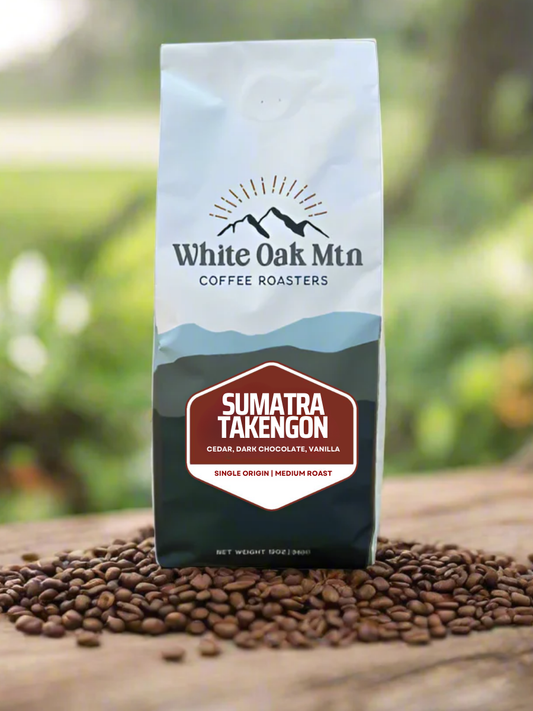 Sumatra Takengon Medium Roast 10oz bag - White Oak Mountain Coffee Roasters