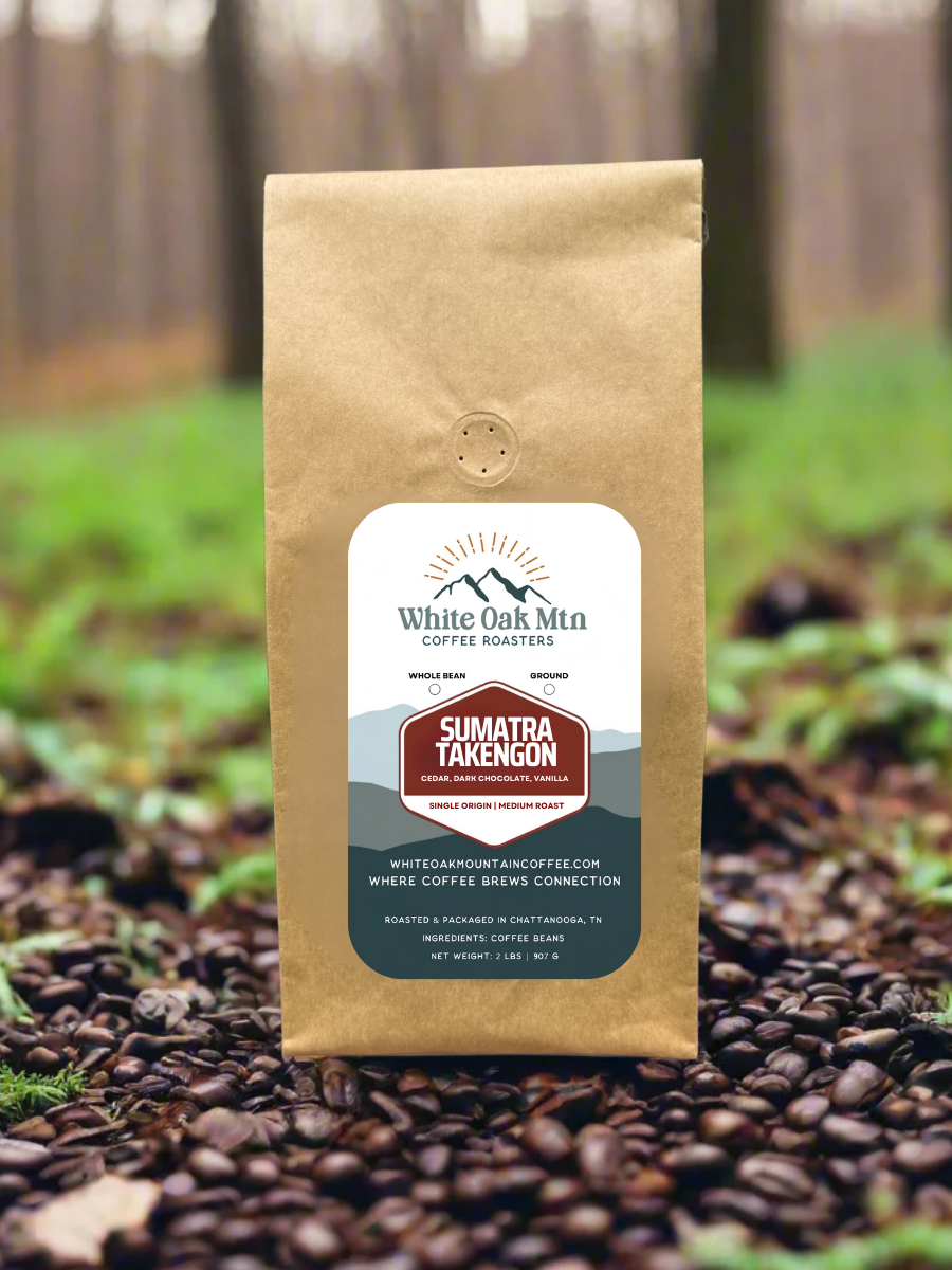 Sumatra Takengon Medium Roast 2lb bag - White Oak Mountain Coffee Roasters
