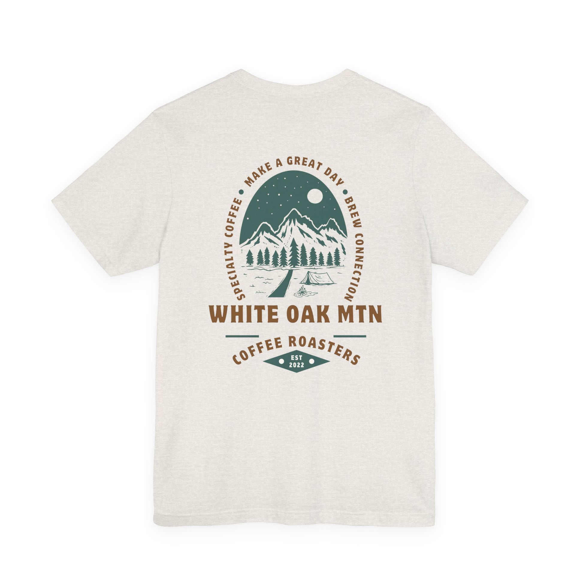 Trailside Campfire Tee Back - White Oak Mountain Coffee Roasters