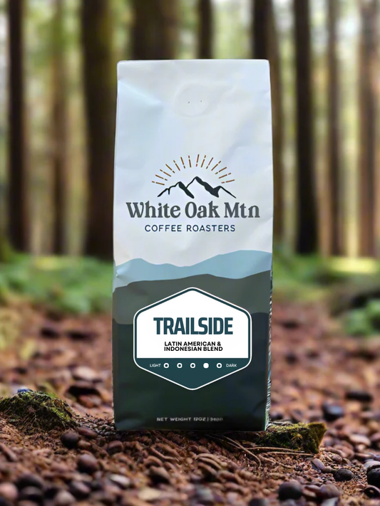 Trailside Med- Dark Roast 10oz bag - White Oak Mountain Coffee Roasters