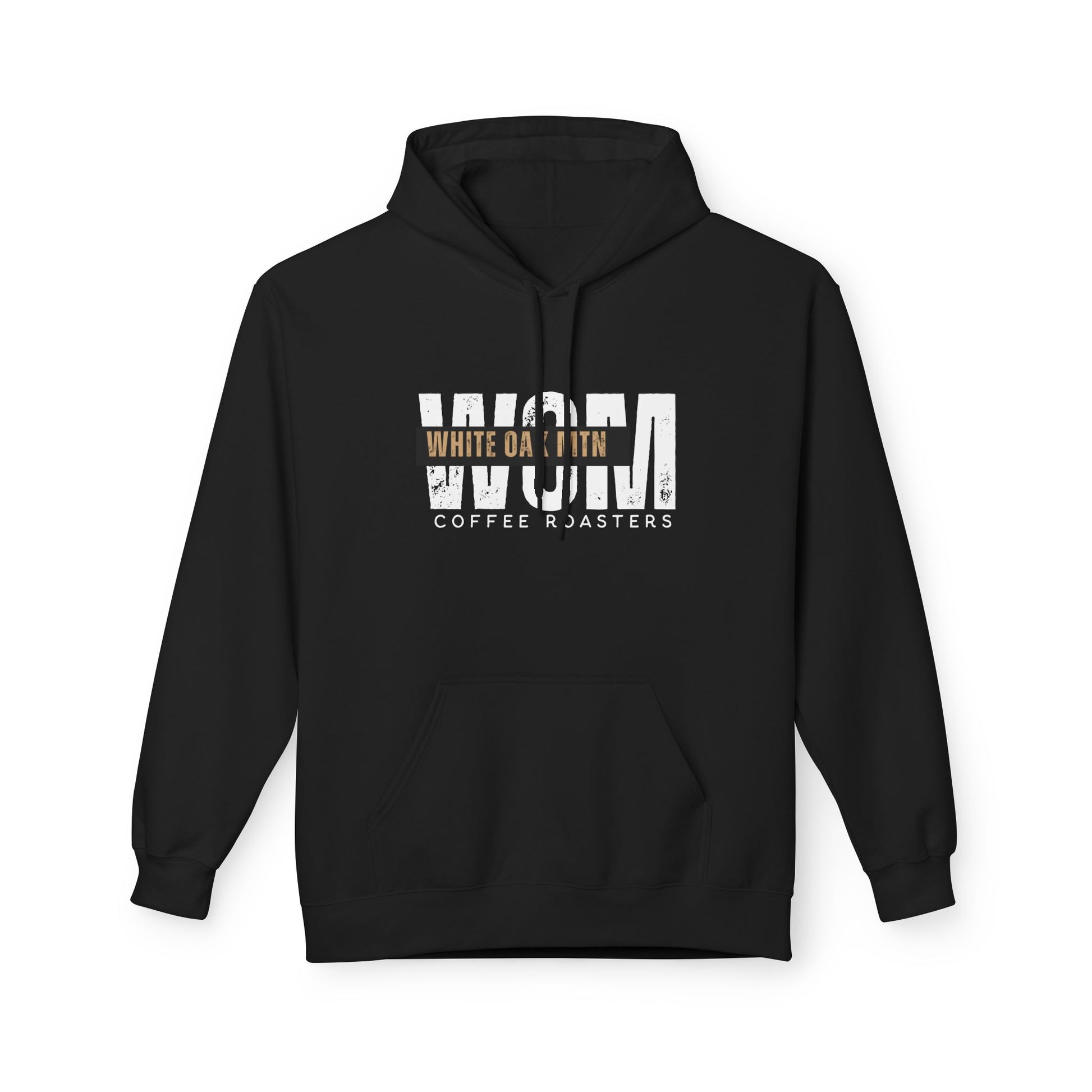 WOM Roaster's Pullover Hoodie Front - White Oak Mountain Coffee Roasters